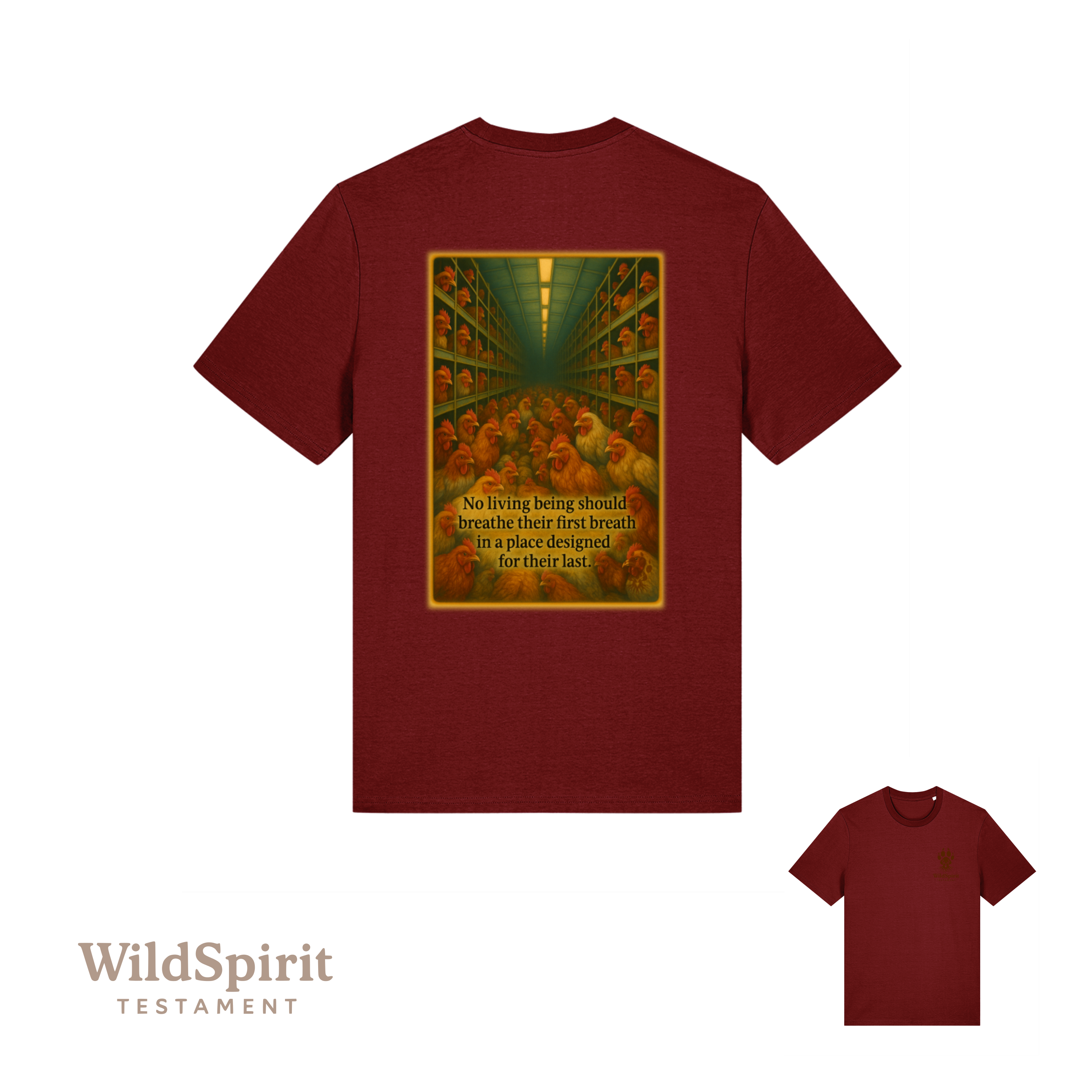 WildSpirit Testament – Poultry Farming (Colour Edition) Unisex Tee