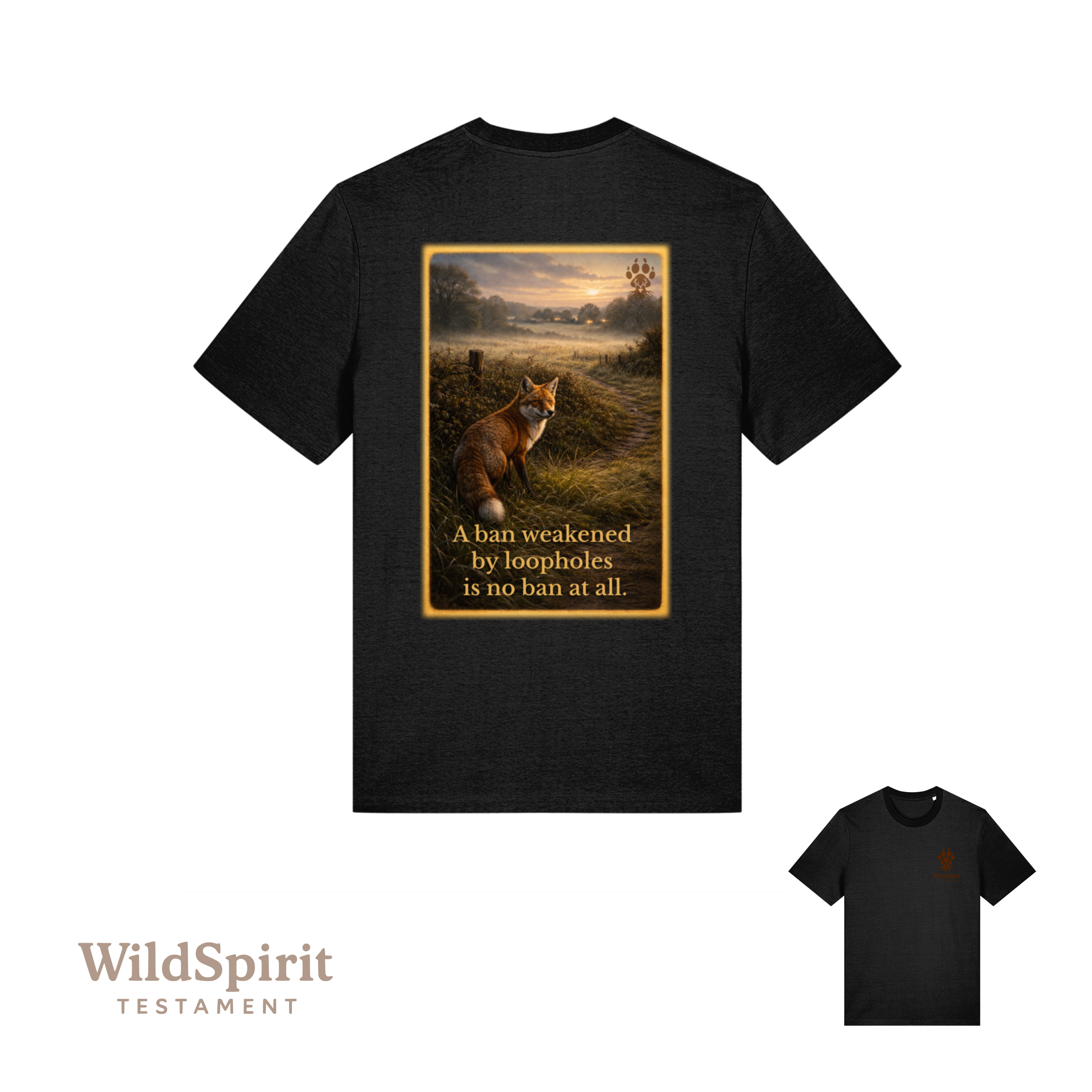 WildSpirit Testament – Fox Hunting (Colour Edition) Unisex Tee