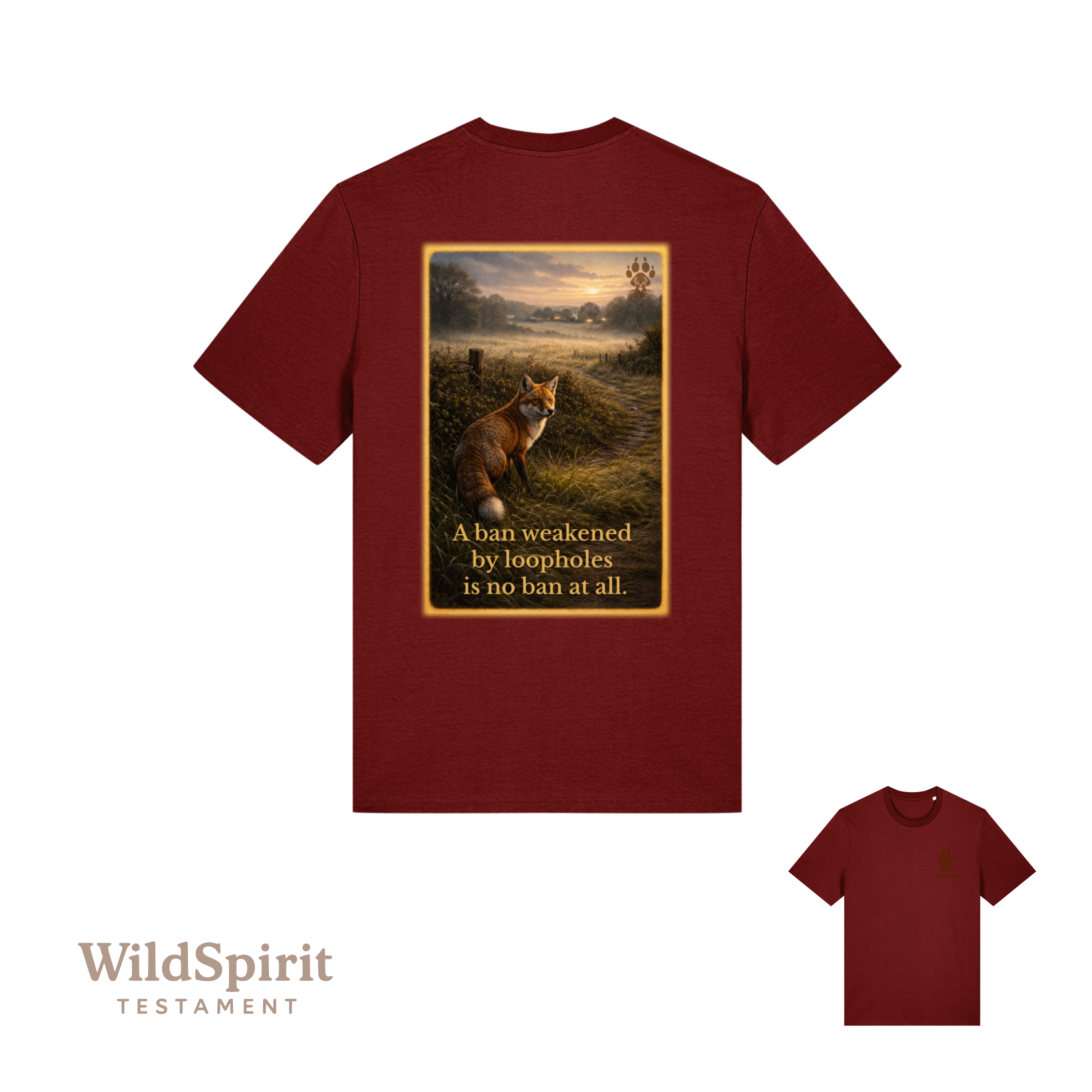 WildSpirit Testament – Fox Hunting (Colour Edition) Unisex Tee
