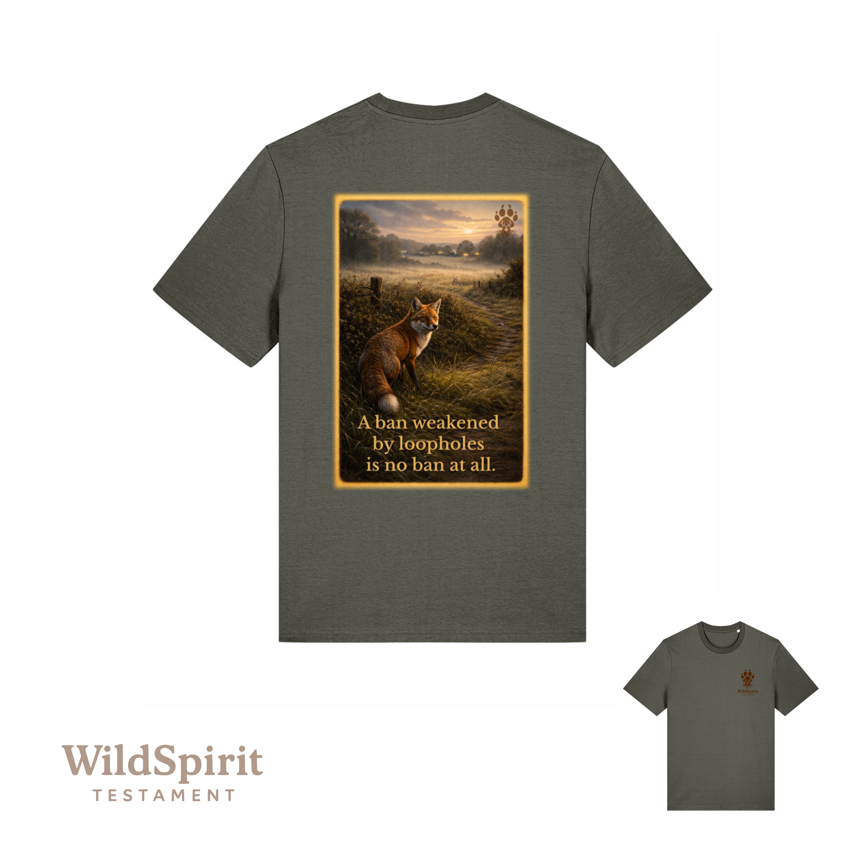 WildSpirit Testament – Fox Hunting (Colour Edition) Unisex Tee