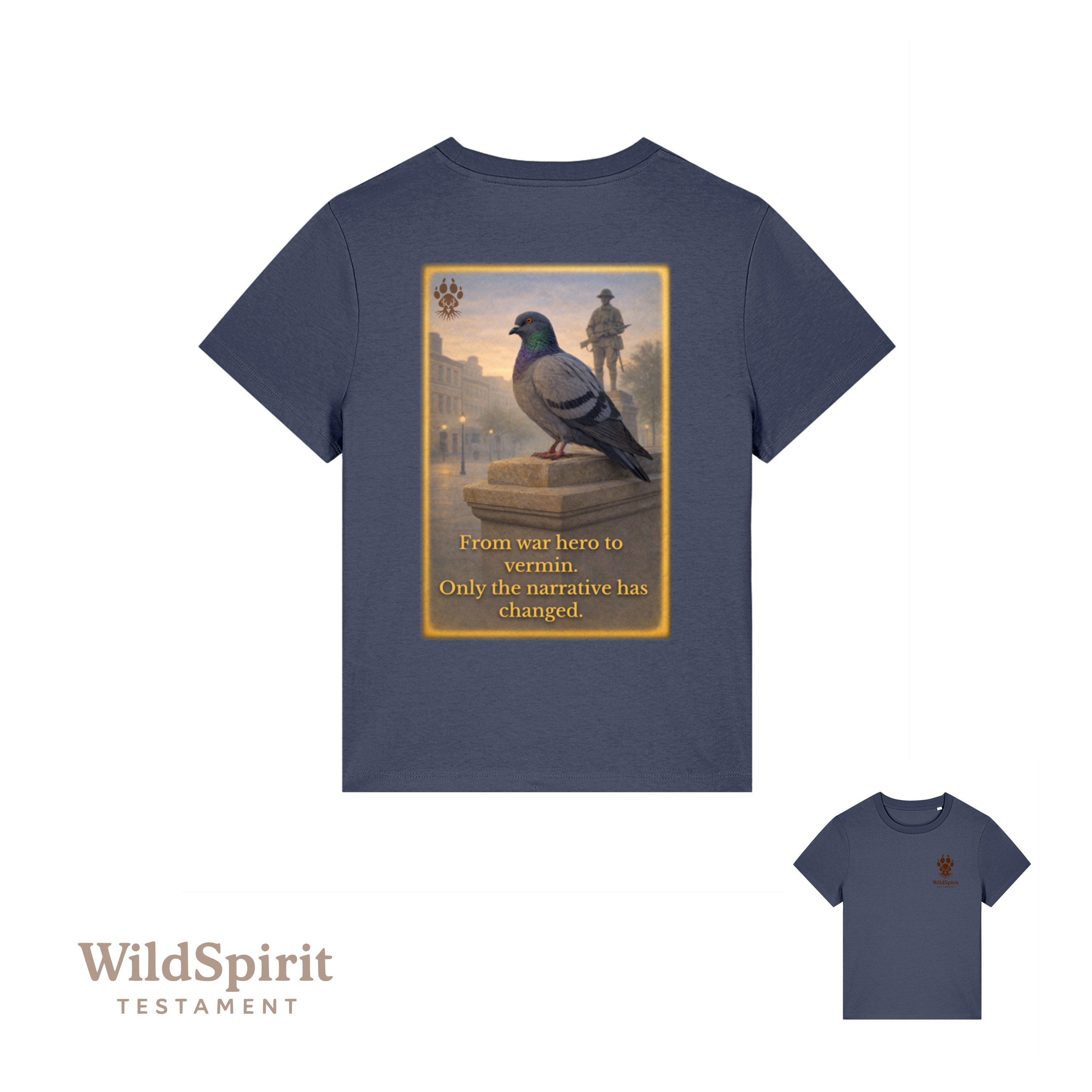 WildSpirit Testament – Pigeon Control (Colour Edition) Women’s Tee