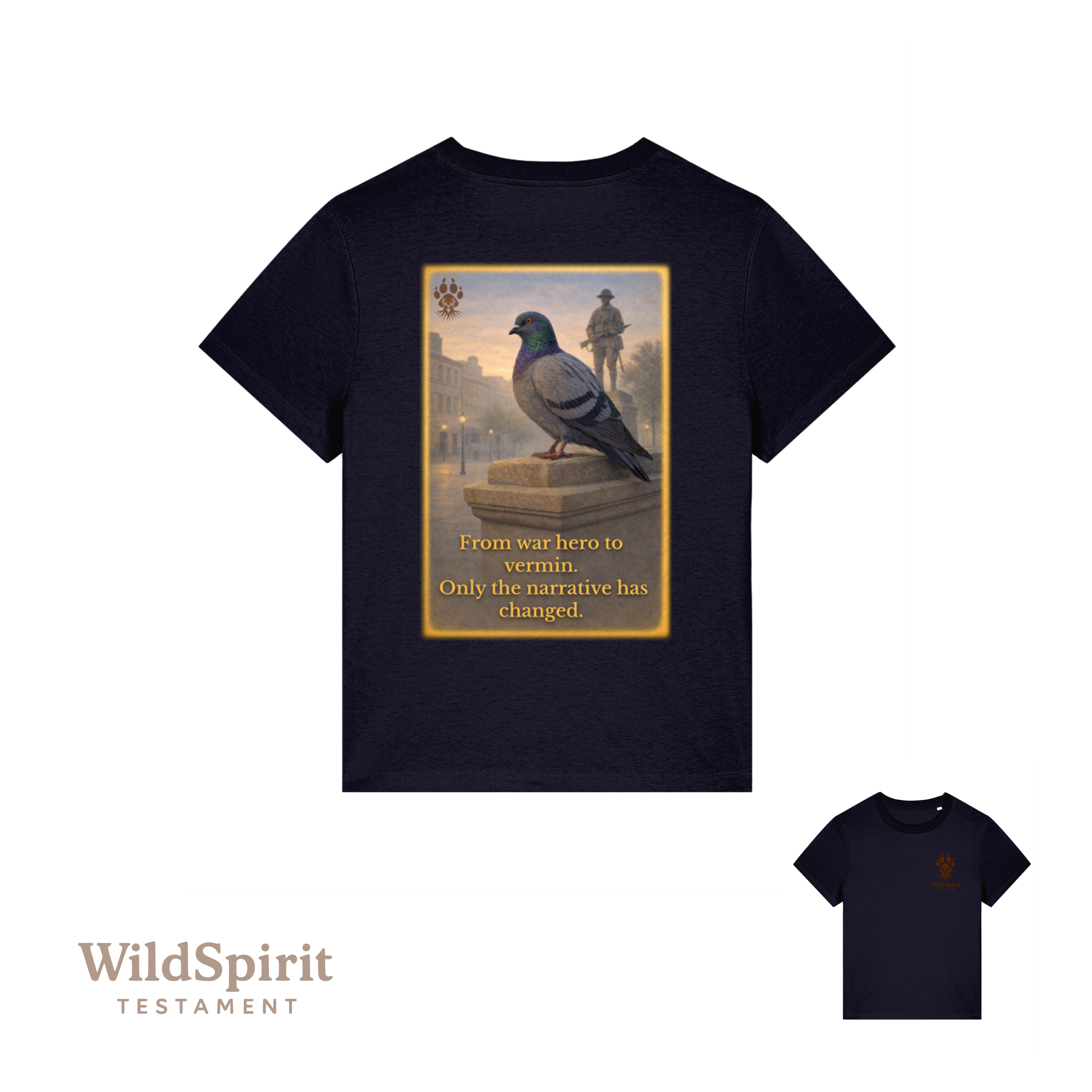 WildSpirit Testament – Pigeon Control (Colour Edition) Women’s Tee