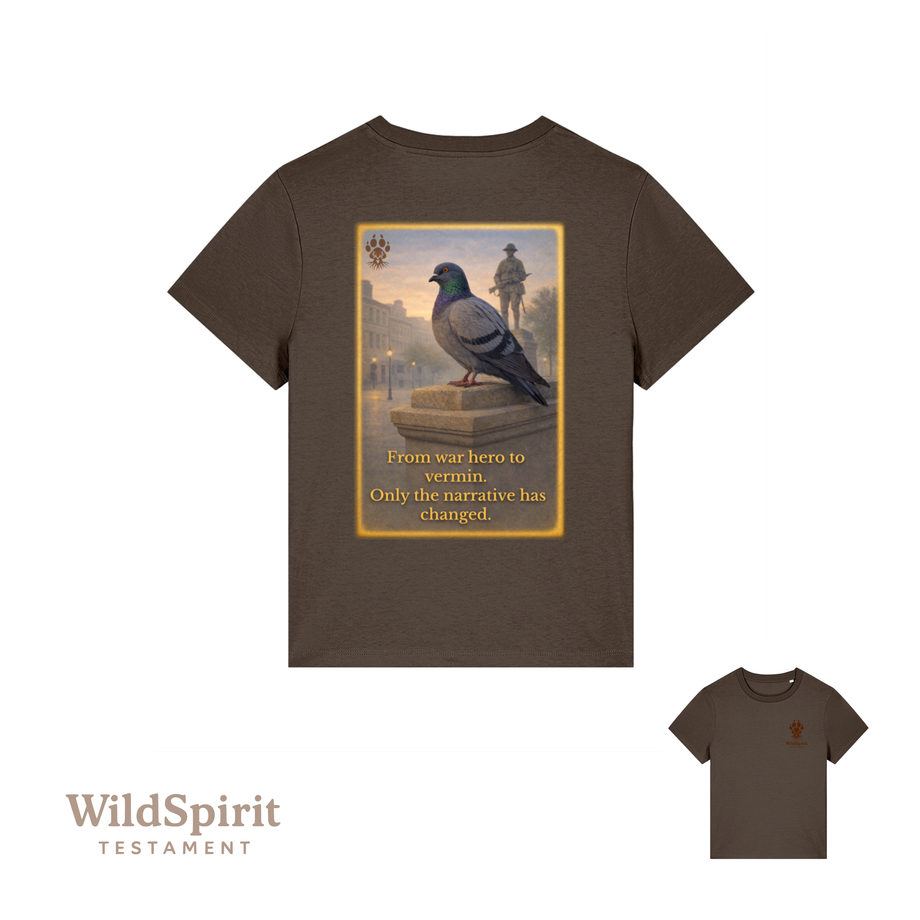 WildSpirit Testament – Pigeon Control (Colour Edition) Women’s Tee