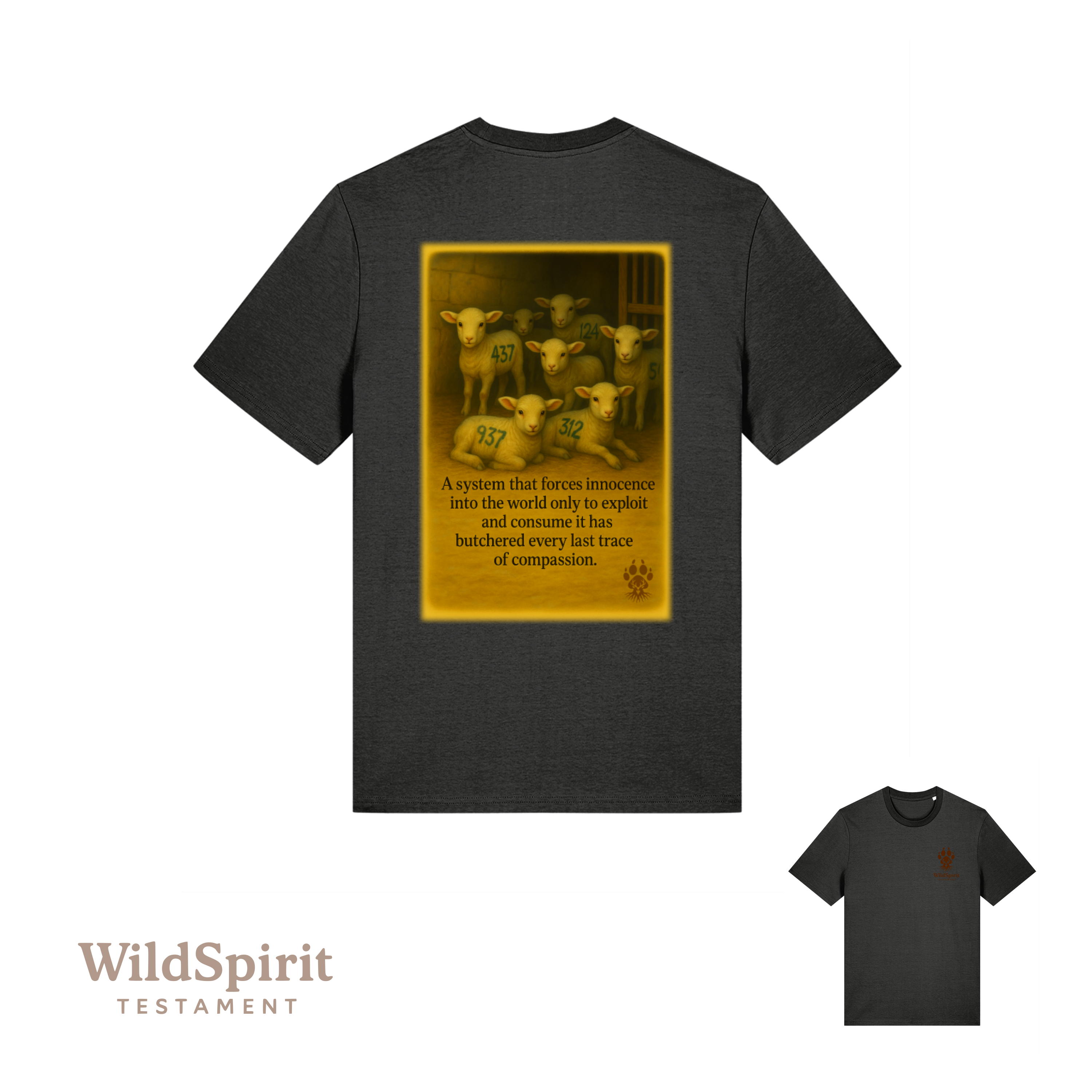 WildSpirit Testament – Sheep Farming (Colour Edition) Unisex Tee