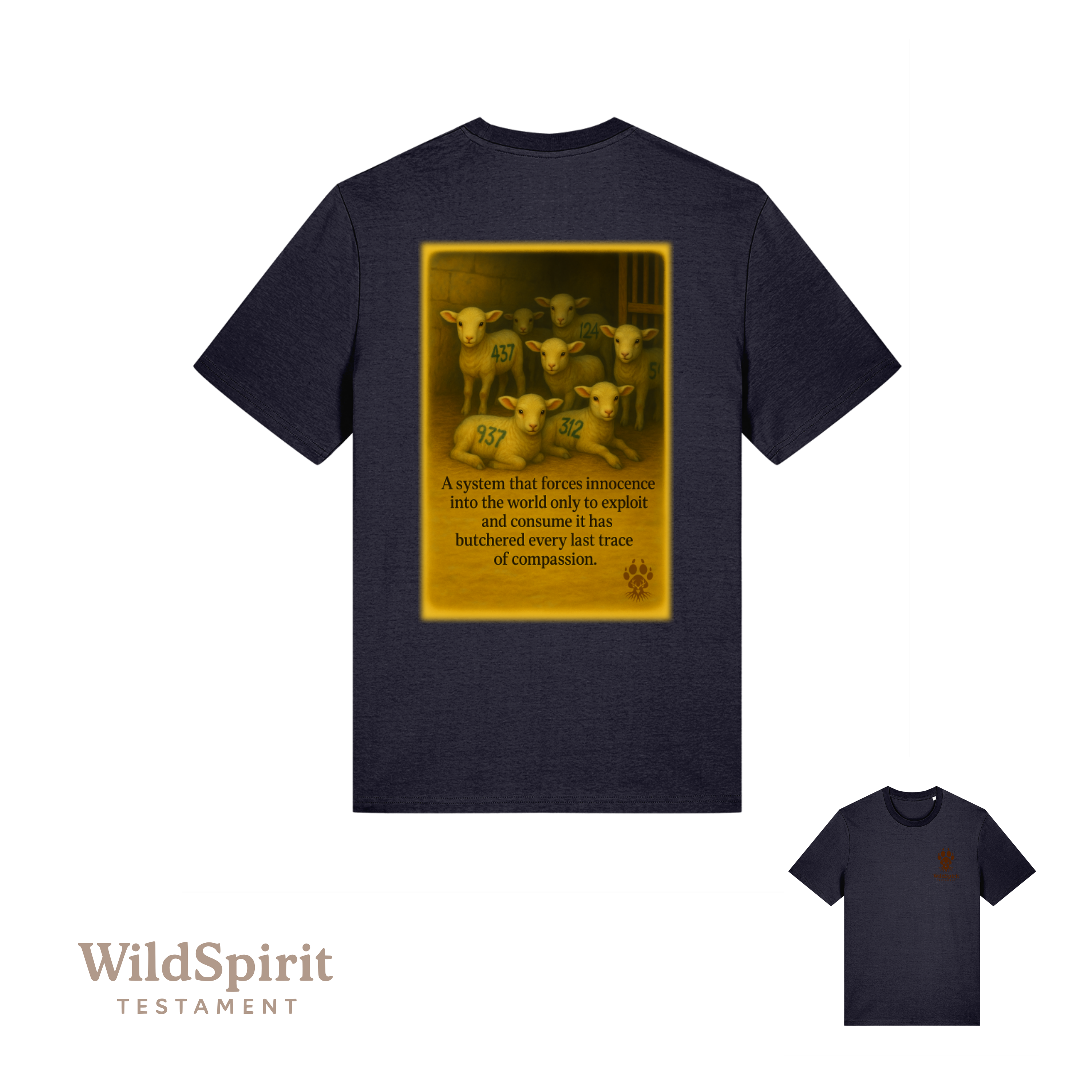 WildSpirit Testament – Sheep Farming (Colour Edition) Unisex Tee