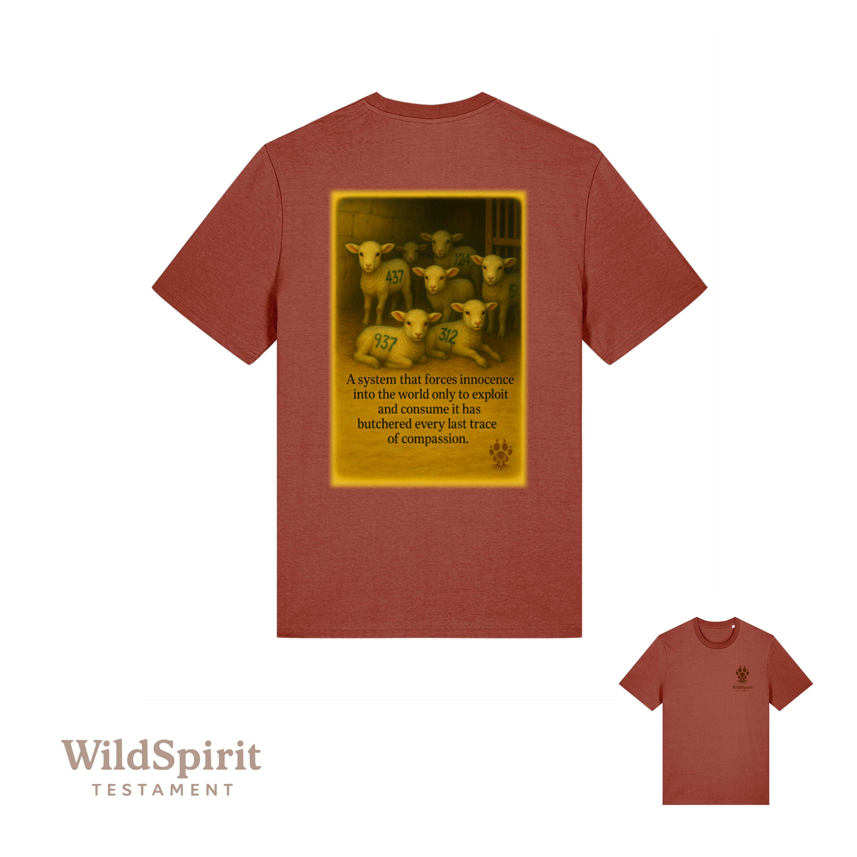 WildSpirit Testament – Sheep Farming (Colour Edition) Unisex Tee