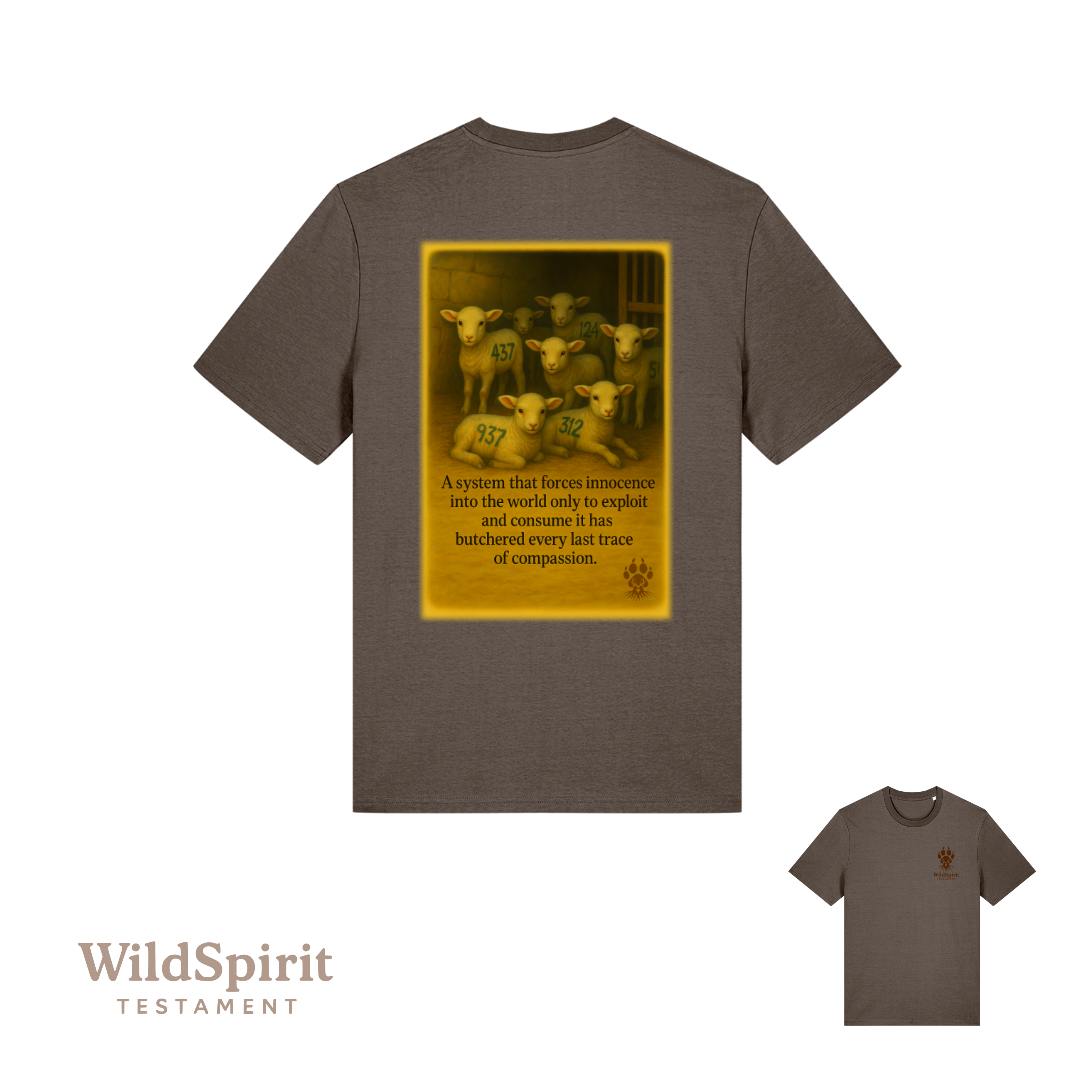 WildSpirit Testament – Sheep Farming (Colour Edition) Unisex Tee