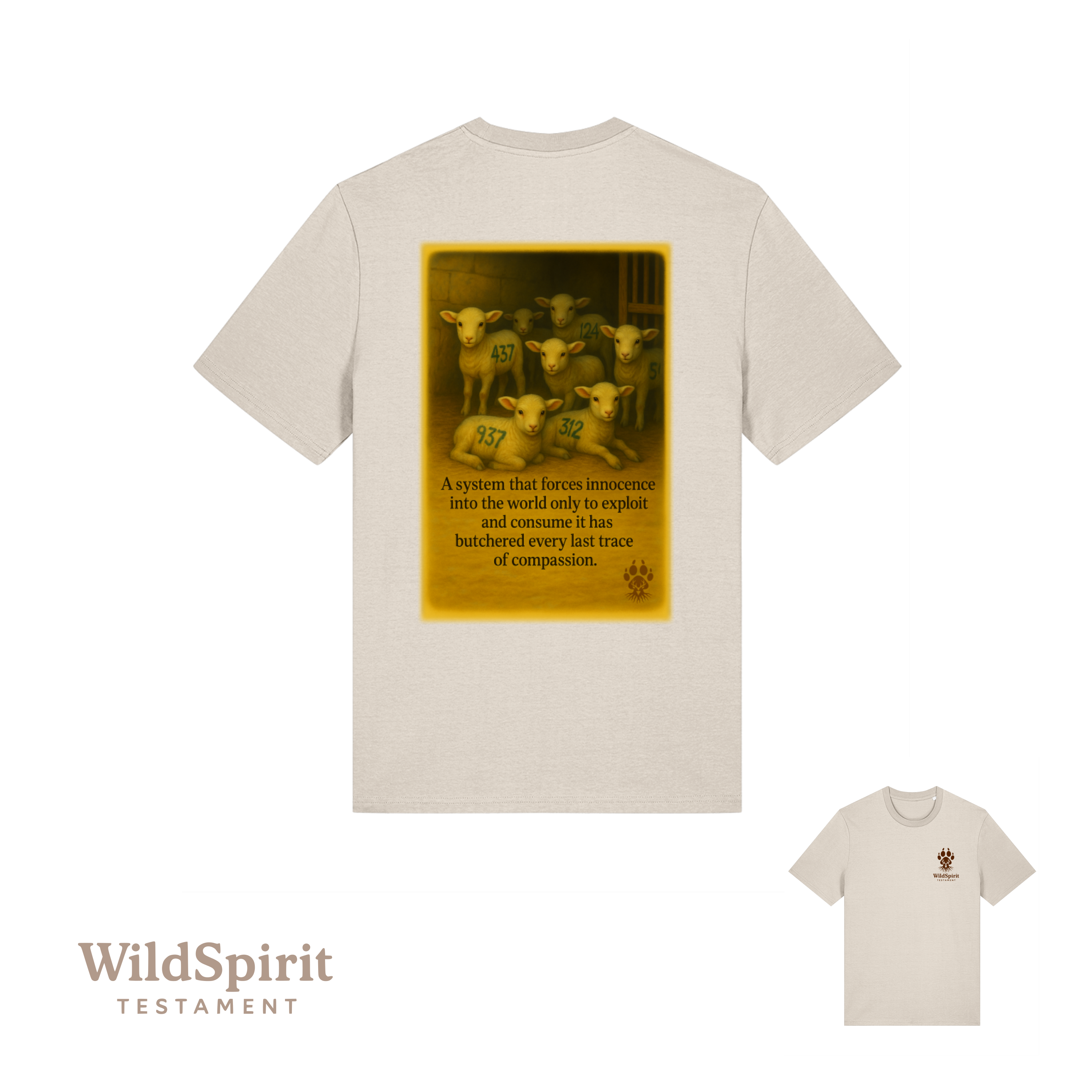 WildSpirit Testament – Sheep Farming (Colour Edition) Unisex Tee